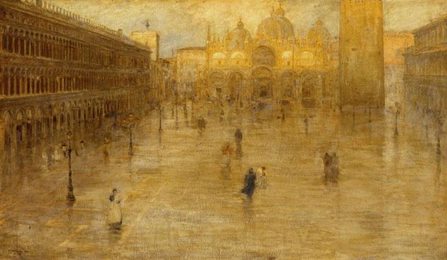 Pietro Fragiacomo Die Piazza San Marco